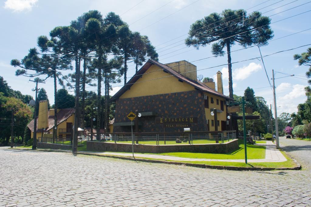 Estalagem Vila Suzana - Quadra De Beach Tennis Indoor 卡内拉 外观 照片