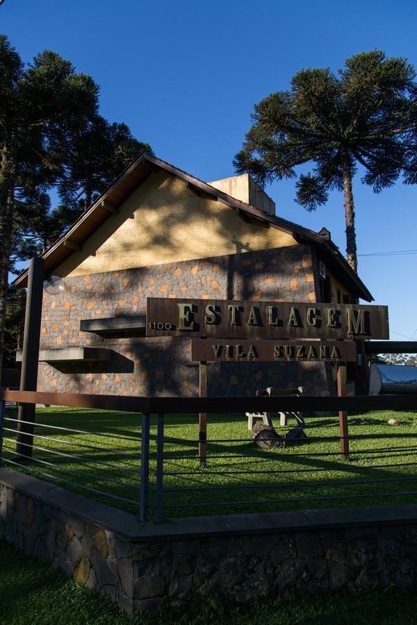 Estalagem Vila Suzana - Quadra De Beach Tennis Indoor 卡内拉 外观 照片